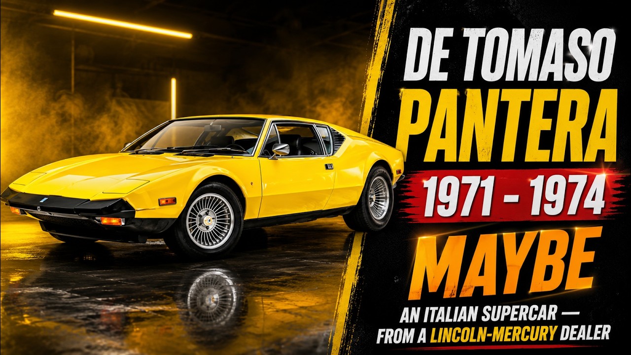 Buy or Bye: 1971–1974 De Tomaso Pantera — An Italian Supercar From