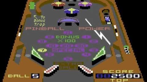 Commodore 64 ~ 3 D Pinball   Pinball Power