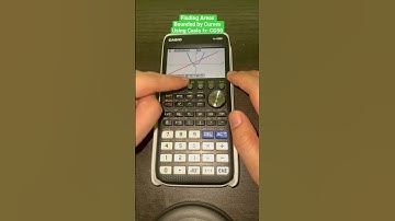 Areas Bounded by Curves Using Casio fx-CG50 #shorts #math #maths #casio #calculus