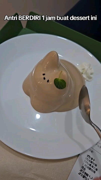 Dessert Bisa Goyang Viral di Jepang. #japanmustvisit #amazingjapan