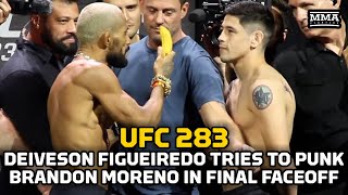 UFC 283: Deiveson Figueiredo Tries To Punk Brandon Moreno In Final Faceoff | MMA Fighting