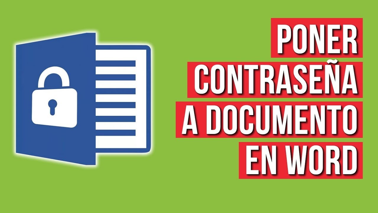 Poner contraseña archivo pdf