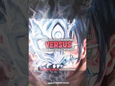 TEEN GOJO VS KASHIMO FULL POWER JUJUTSU KAISEN MANGA 4K 120FPS