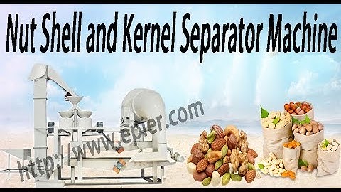 Nut Shell and Kernel Separator Machine