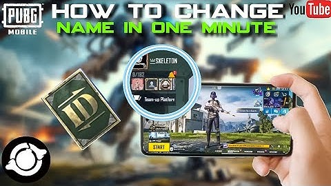 How to Change Name in PUBG Mobile (EASY)