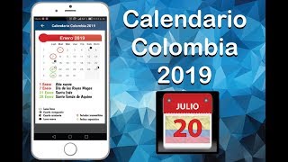 Video Calendario Colombia 2019 (HOR) screenshot 3