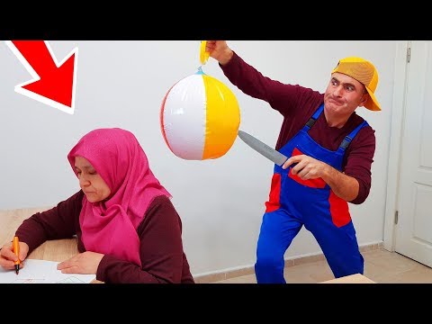 İn The Pool BALLOON in Fanta PRANK! ONLY BALLOON Fanta hair KEREM'İN JOKE 1