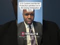 U.S. Customs and Border Protection admitted me in the wrong immigration status #usimmigrationlawyer