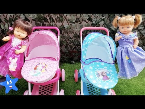 Ani y Ona Nenuco ESTRENAN de Frozen y Princesas Disney hacemos picnic - YouTube