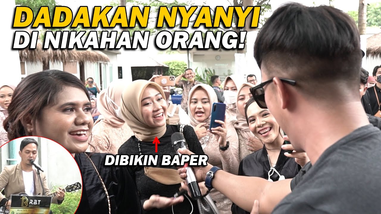 MENDADAK NYANYI DI NIKAHAN ORANG ! GAK SENGAJA KETEMU VOKALIS RAMA BAND ⁉️