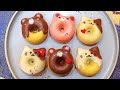 Glazed Baked Donuts Recipe 淋面烘烤甜甜圈食谱|免炸食谱 No Frying Moist Doughnuts, Lemon Cocoa Glaze 湿润甜甜圈，柠檬可可淋面