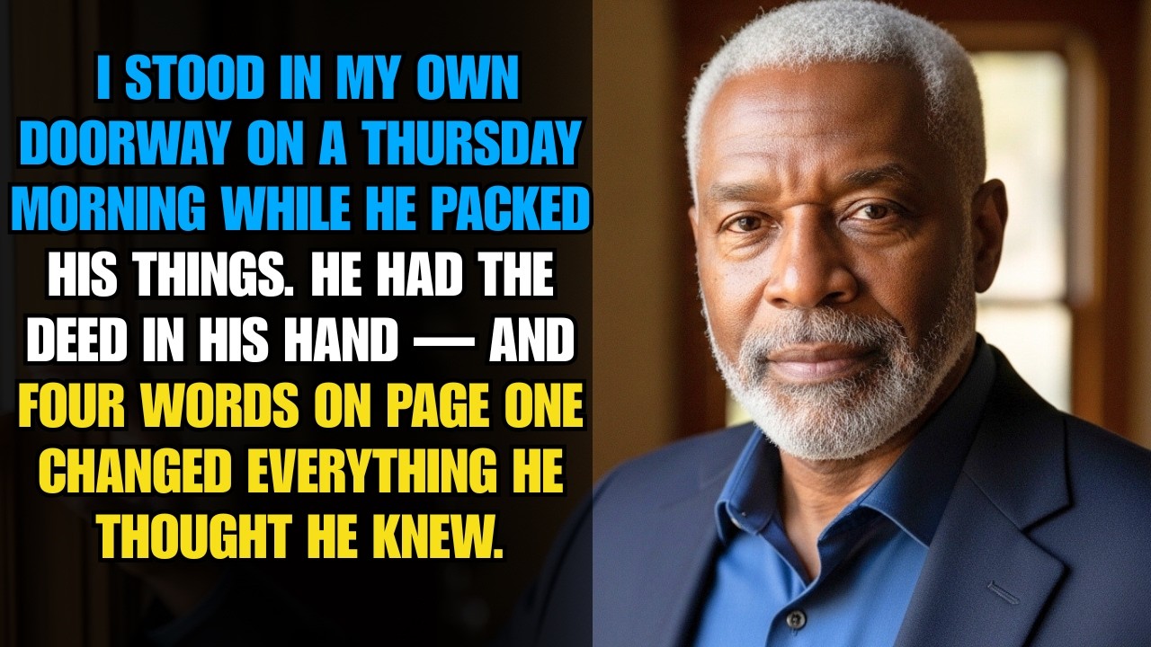 My Son Evicted Me To Sell My House. I Handed Him The Deed, Smiled, And Whispered, “Read Line 4…”