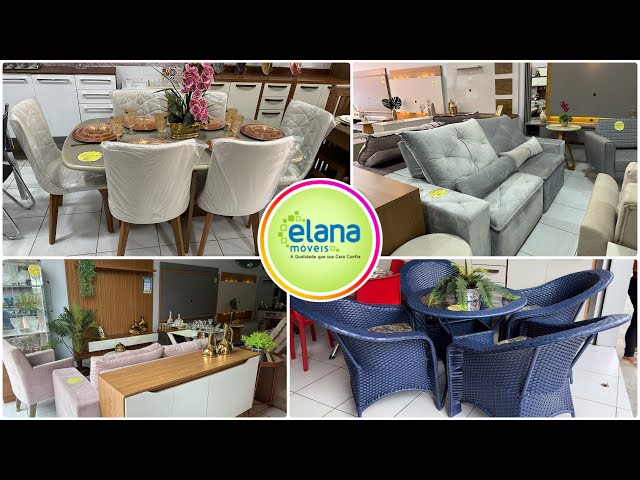 Loja Elana móveis| Sofás, painéis,Armários e mesa de jantar!Tour na elana  móveis #achadinhos - YouTube