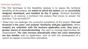 Feasibility Analysis and its Types- Part 1| System Analysis and Design