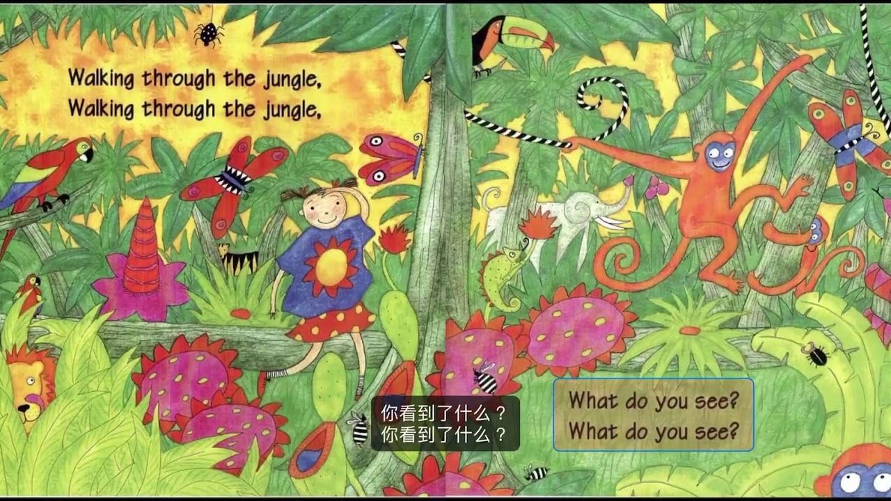 Walking through the jungle - YouTube