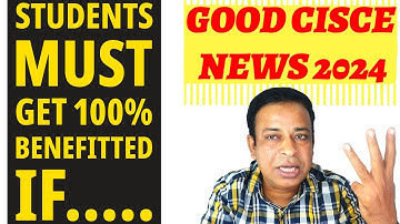 Wonderful ICSE/ISC 2024 News for ICSE/ISC 2024 Board Exam | CISCE 🔥 2024 Exam @TuitionICSEOnline ​