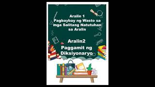 Filipino 3 Q1 W4 Aralin 2 Paggamit ng Diksyunaryo