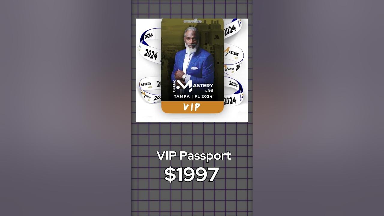 Offer Mastery Live 2024 Tickets entrepreneur success business 