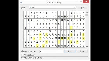 Character Map (Windows)