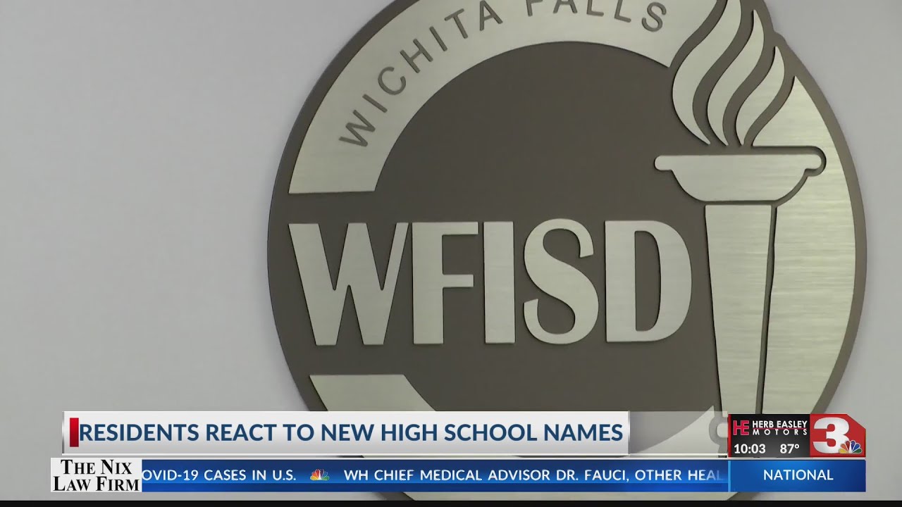 Community reacts to naming of WFISD new high schools YouTube