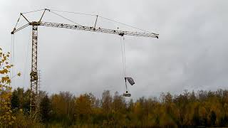 EPIC FAIL - Tower crane accident - 2020-10-22 Sweden