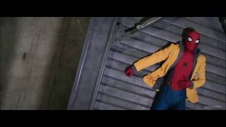 Spider-Man: Homecoming (Scene) - Web Course in Damage Control Storage