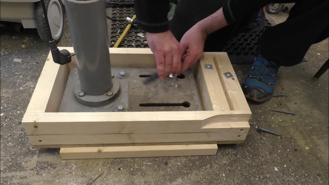 Mobile base for drill press YouTube