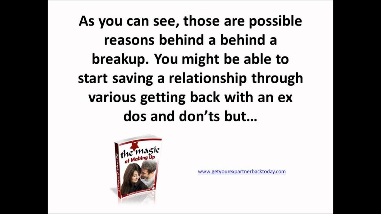 Stop Getting Dumped Read This Before Saving A Relationship And Getting Back With An Exwmv - 