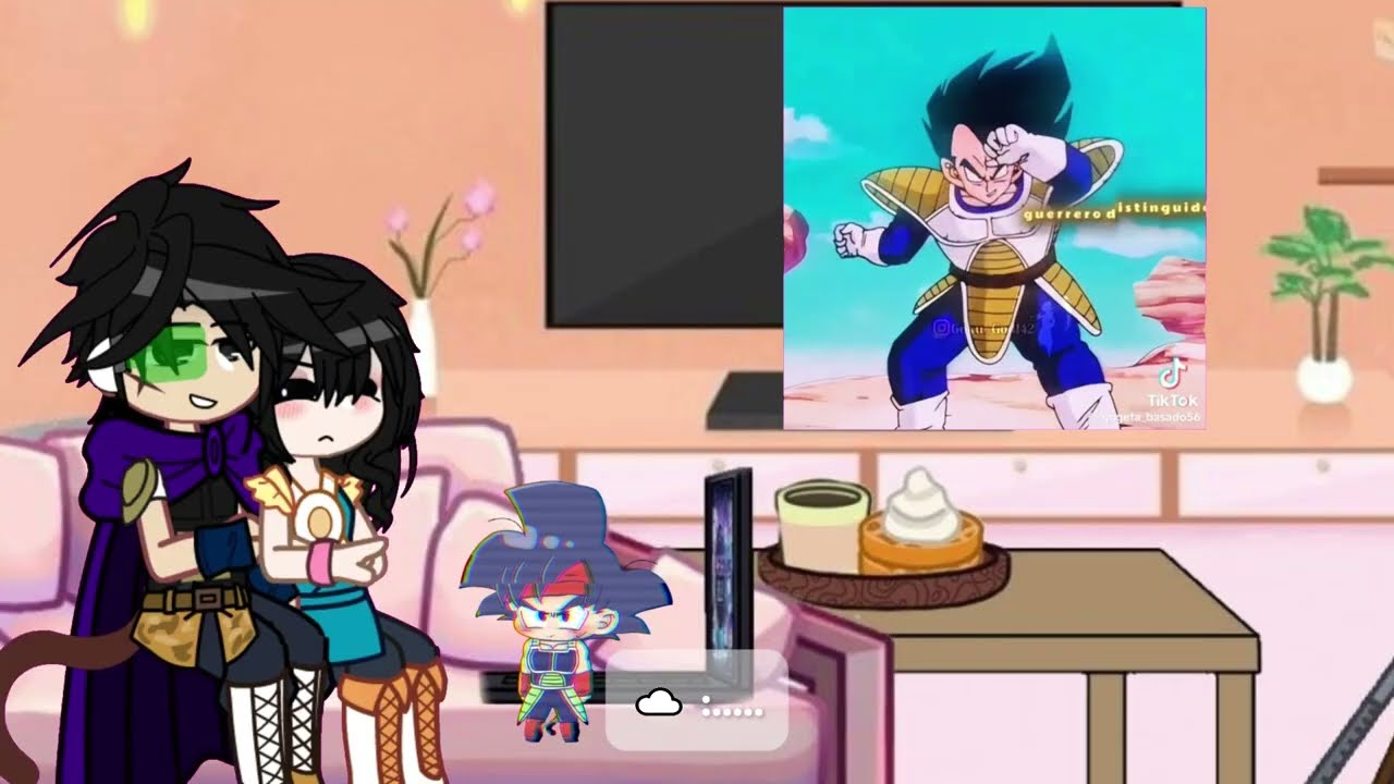 IPast Goku's parents and raditz react to Goku I2 / ?  I saga sayayin  I  2X speed 🔥