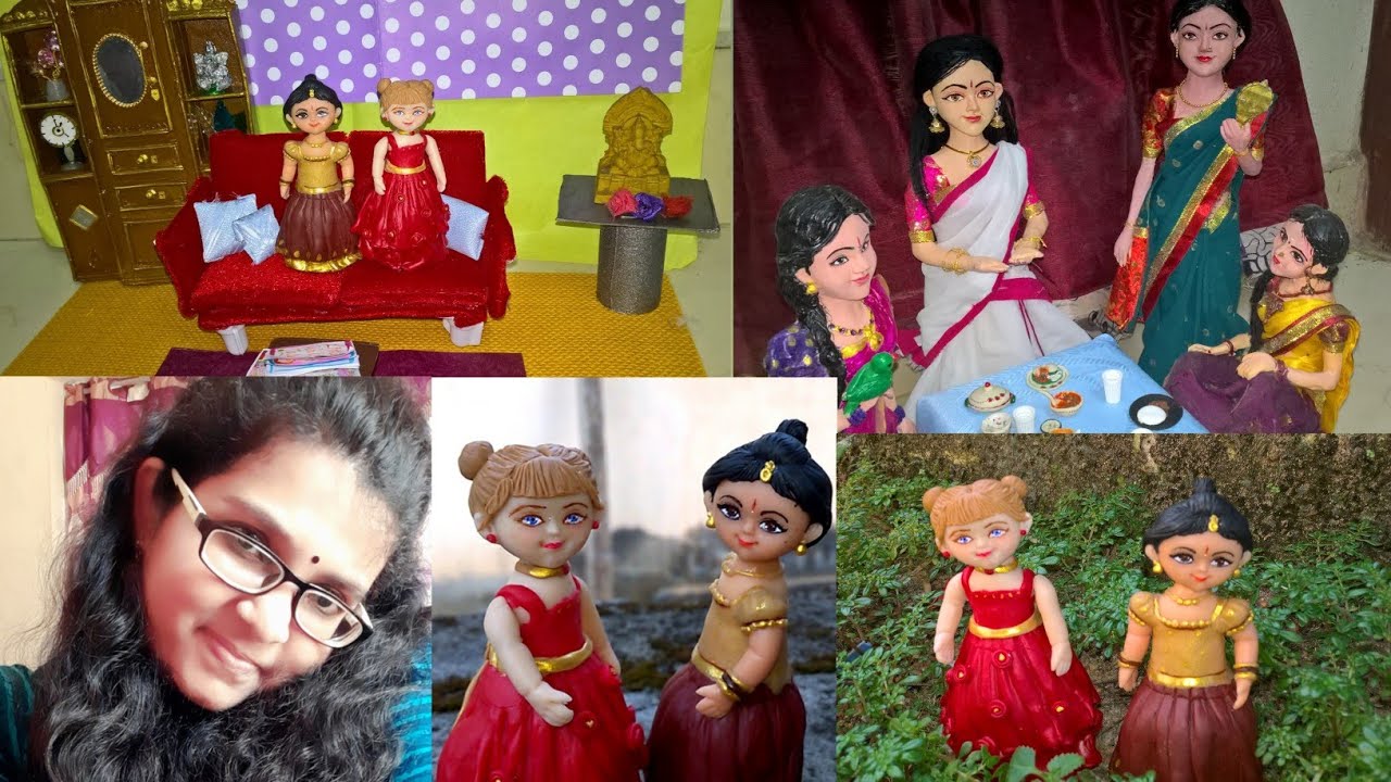 Hima got a new Friend!Doll storyDIY a Western toddler girlCreative