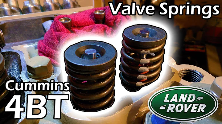 Valve Spring Upgrade w/ 60lb "White Stripe" OEM Kit × 4BT Cummins Discovery #6 [Land Rover Build]