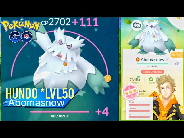 Hundo Level 50 Abomasnow Buddy Cp Boost 2700 Cp Pokemon Go Youtube Hundo Level 50 Abomasnow Buddy Cp Boost 2700 Cp Pokemon Go Youtube