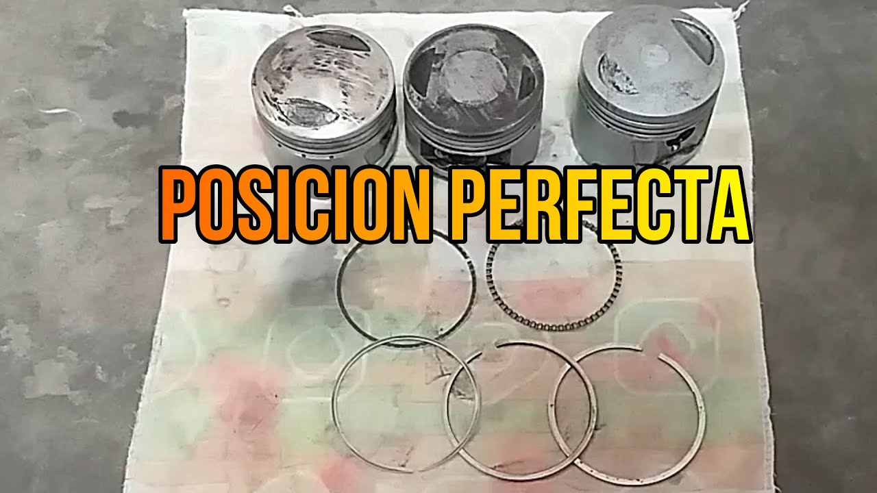 Como Colocar ANILLOS EN UN PISTON de Moto ( POSICION PERFECTA) - YouTube