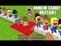 What if YOU CREATE MINION.EXE FAMILY in Minecraft ? USING A RADIATION and POSION LIQUID GAMEPLAY