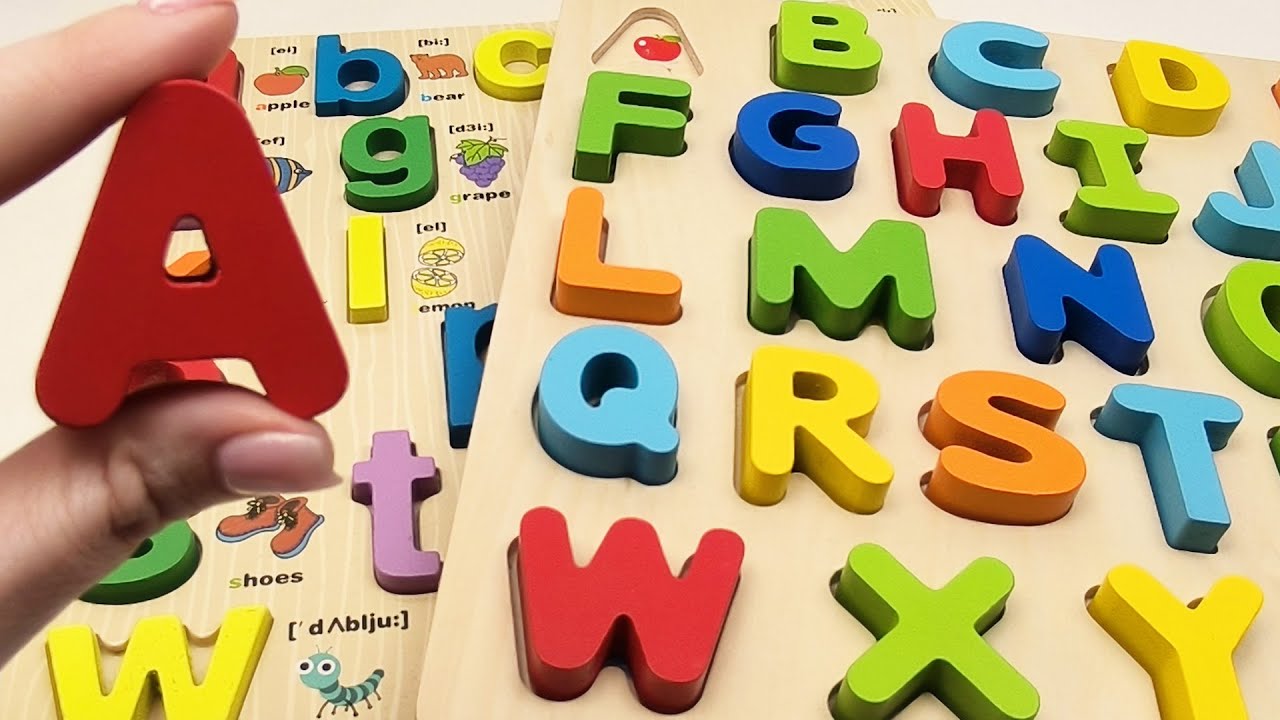 Learn ABC Uppercase and Lowercase Alphabet Letters | Activity Puzzle