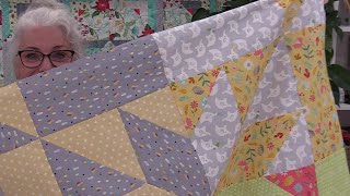 Big Block Baby Quilt with Fat Quarters