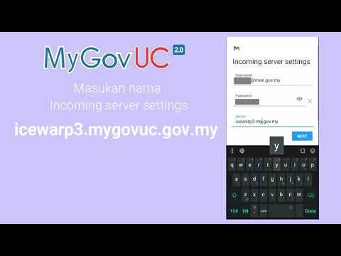 Cara mudah setup Email MyGovUC (Android)