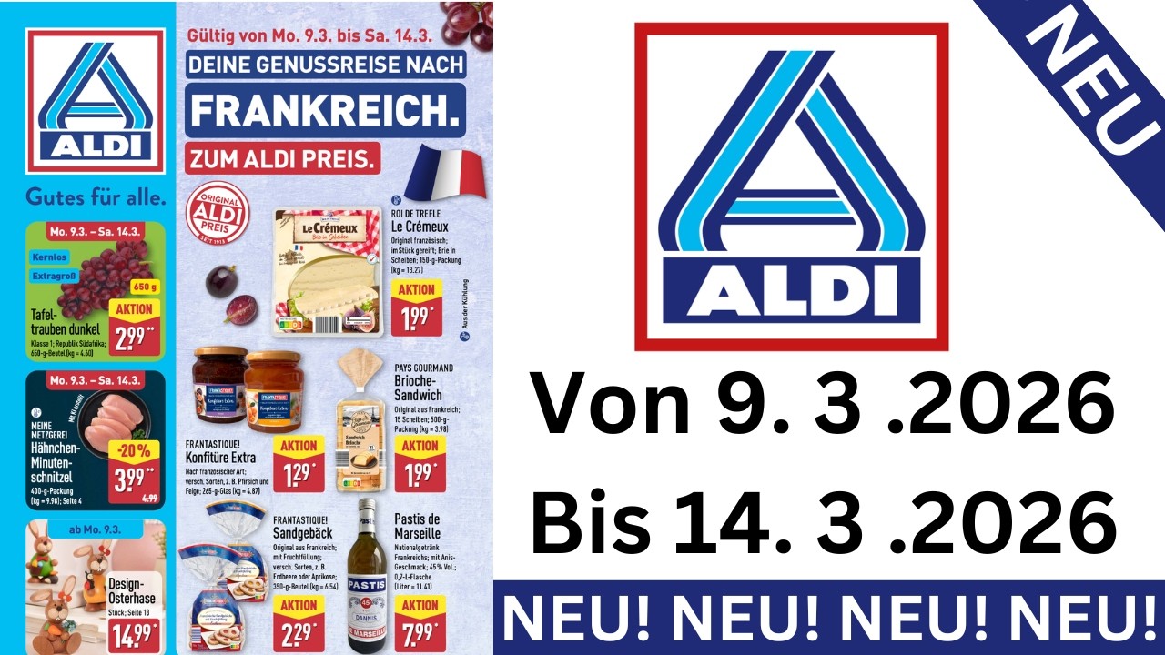 ALDI NORD Werbung Prospekt | Gültig von 9.03.2026 Bis 14.03.2026