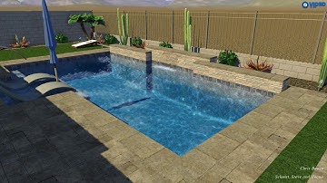 Schmitt Backyard Oasis- Thunderbird Pools and Spas- ThunderScapes