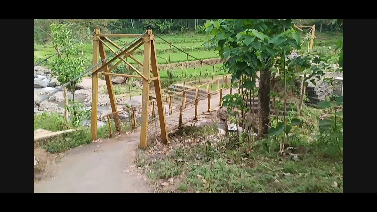 Jembatan Gantung Desa Taman YouTube