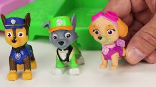 Paw Patrol plays with a Science Toy for Kids - Best Smithsonian Magna Gyroscope Kid Toy Video