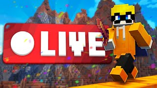 Playing Bedwars And Dueling Viewers LIVE (HANDCAM)