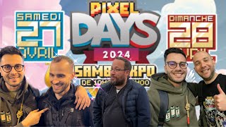 Pixel days 2024 - une vrai aventure - Achats & Rencontres (Edward | Boya SNES | Mike)