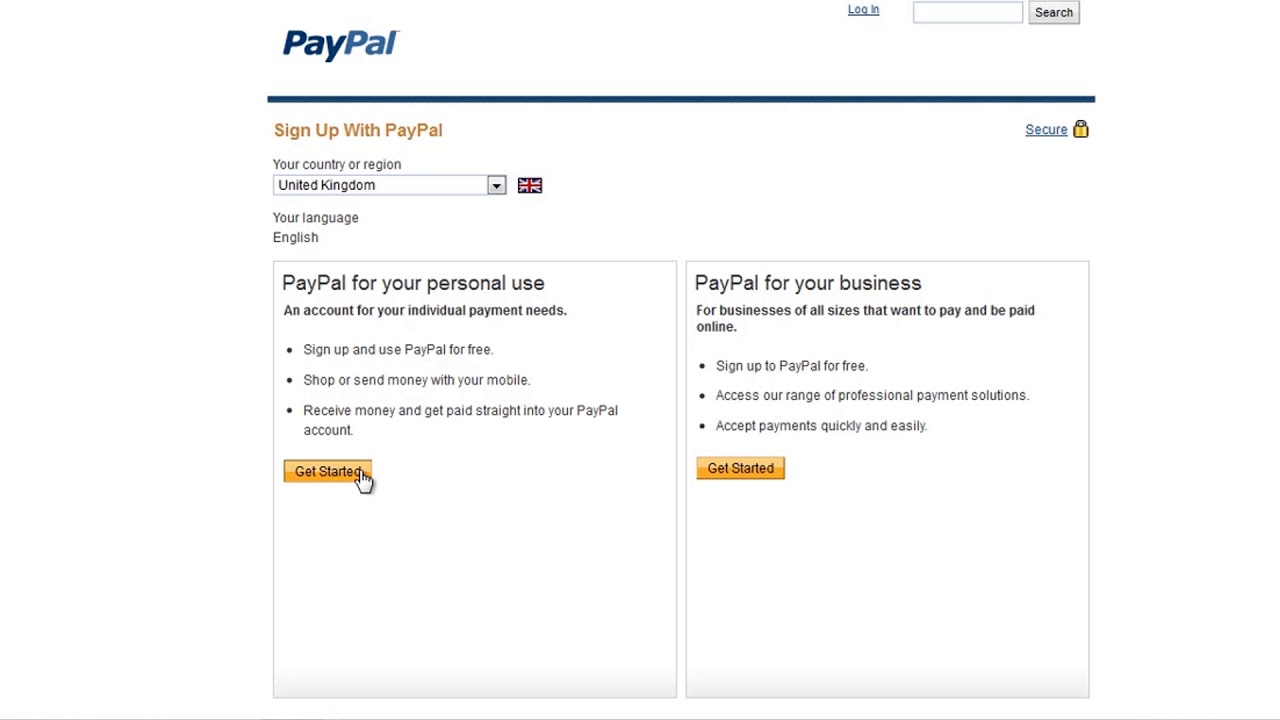 How to Open PayPal UK Account YouTube