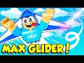 I Got The MAX GLIDER AND CANNON And Flew FOR INFINITY DISTANCE! (Roblox)