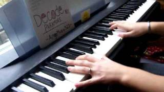 Video thumbnail of "Decode, Paramore - Piano"