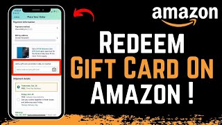 How to Redeem Amazon Gift Card ! by How To Geek 67 views 1 month ago 1 minute, 9 seconds