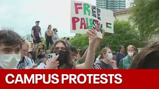 30+ people arrested at UT Austin Palestine rally