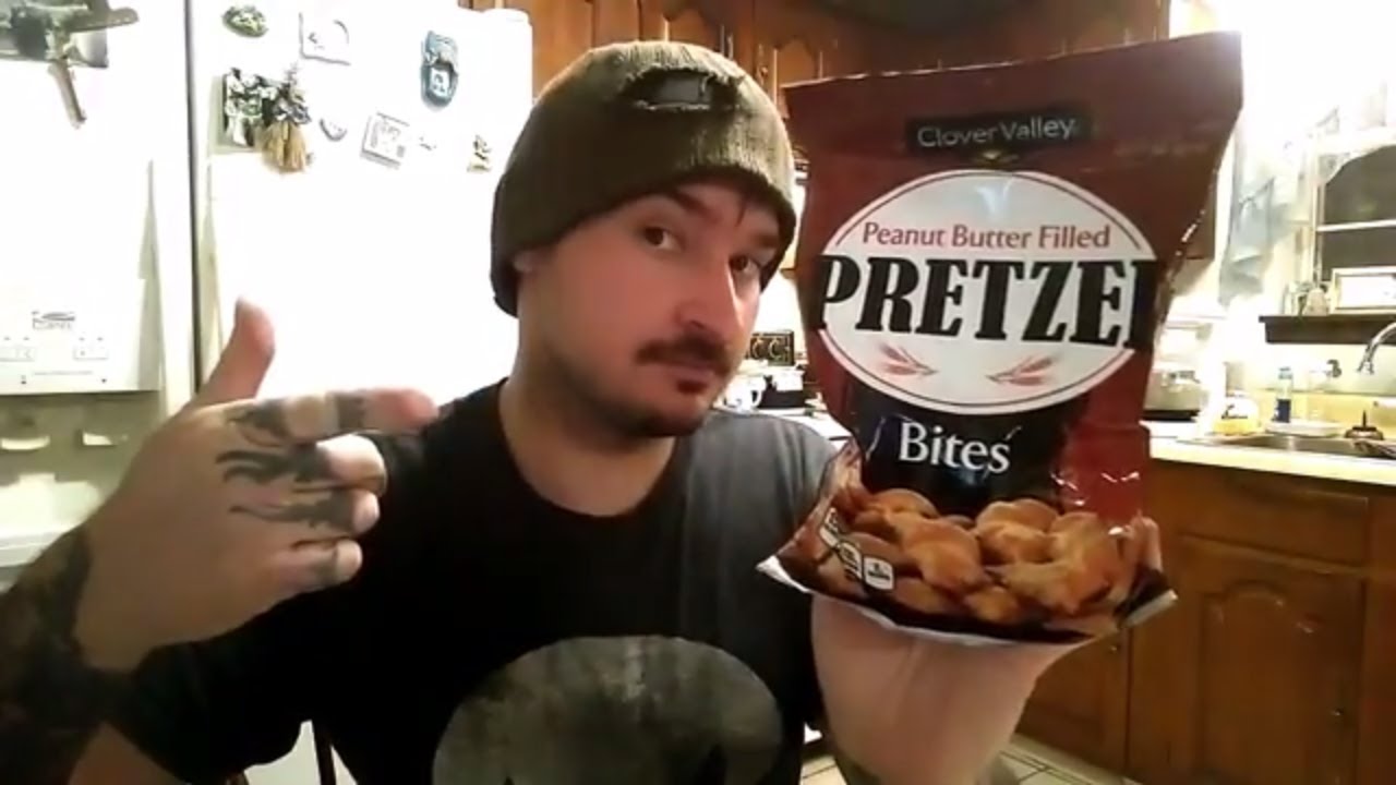 Clover Valley Peanut Butter Filled Pretzel Bites Review YouTube