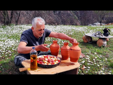 Doğada En Lezzetli Testi Kebabı Nasıl Yapılır? | Sebzeli Bulgur Pilavı Tarifi